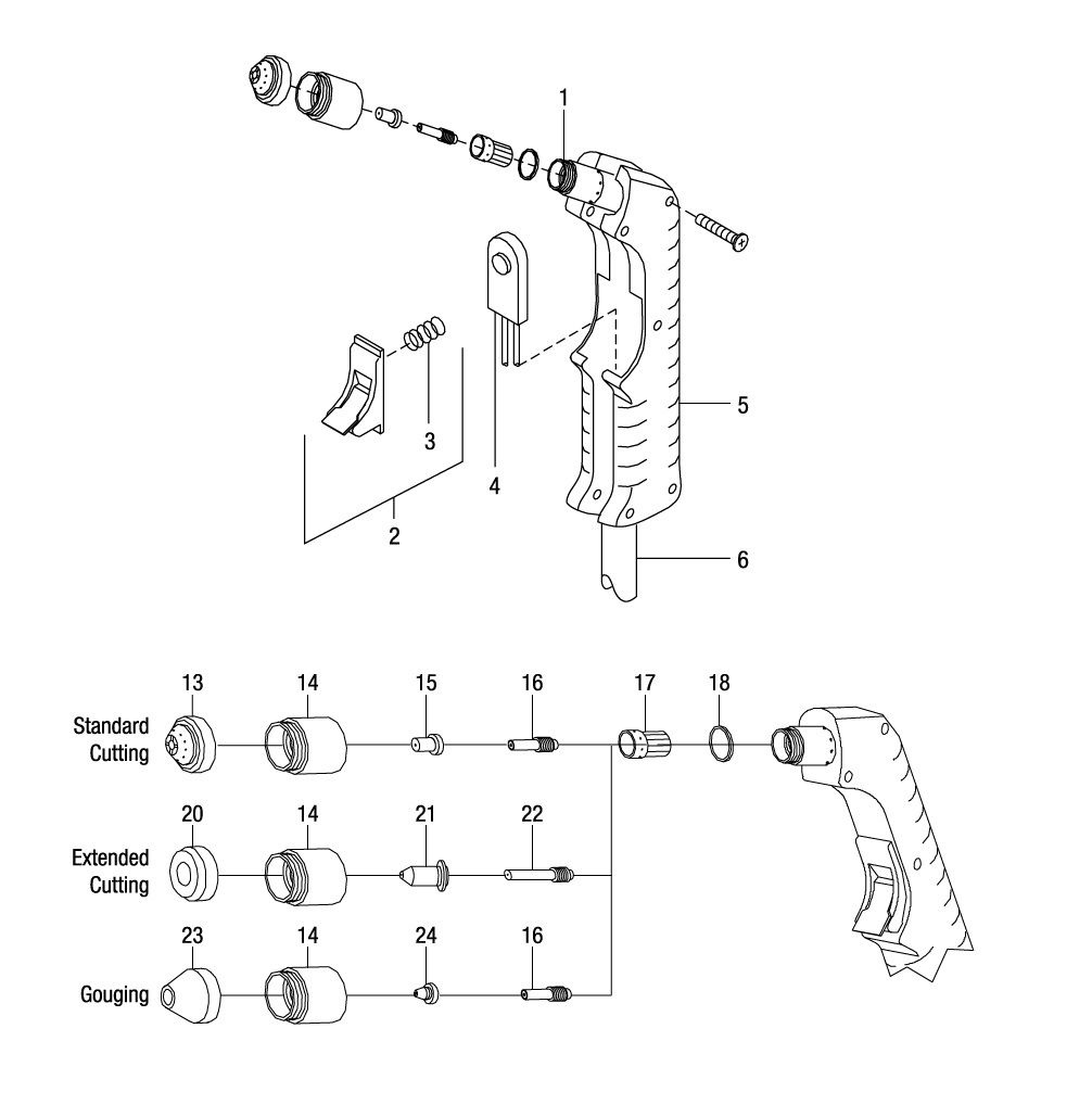 Miller ICE-55C Plasma Torch