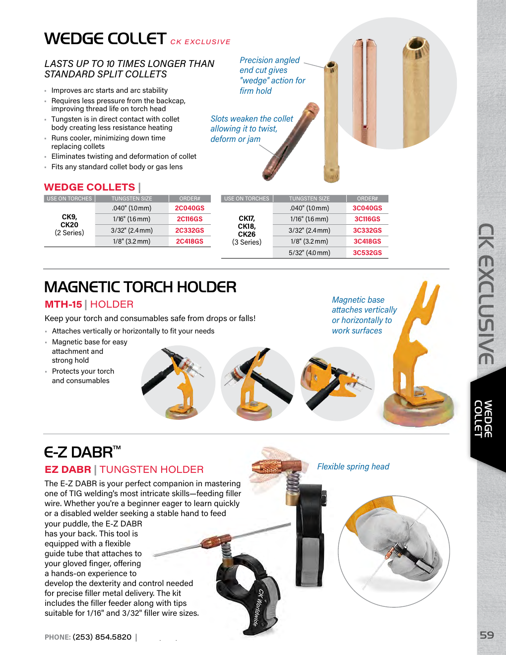 CK Wedge Collet Support source reference