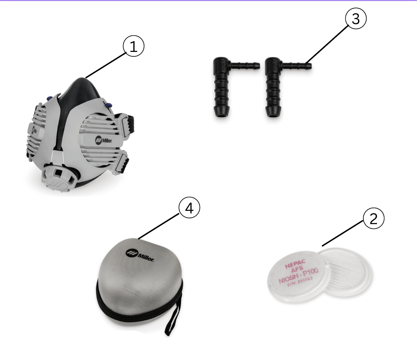 P100 Filter Setup diagram