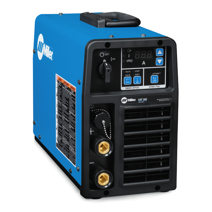 Miller CST 282 with Tweco-style receptacles