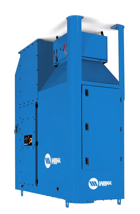 Miller FILTAIR centralized weld fume extraction system; FILTAIR 4000 shown in the AY/3.4 document